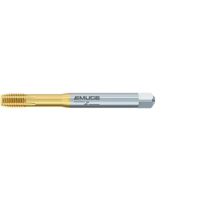 Picture of EMUGE BU39Z700.5044 Tap 5/16-24.00TPI Bottoming NF/UNF/UNEF DINSI 1.5P-2.0P Carbide HSSE-Powder Metal TiN
