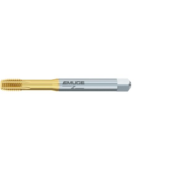 Picture of EMUGE BU39Z700.5044 Tap 5/16-24.00TPI Bottoming NF/UNF/UNEF DINSI 1.5P-2.0P Carbide HSSE-Powder Metal TiN