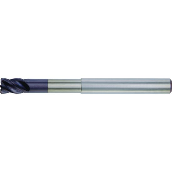 Picture of HANITA/WIDIA TF4VN525018B DIA 1 SH 2.00 LOC 1.1250 OAL 5.50 End Mill Standard Flute Variable Helix Carbide TiAlN Single End Corner Radius 0.0300 0.76MM VariMill