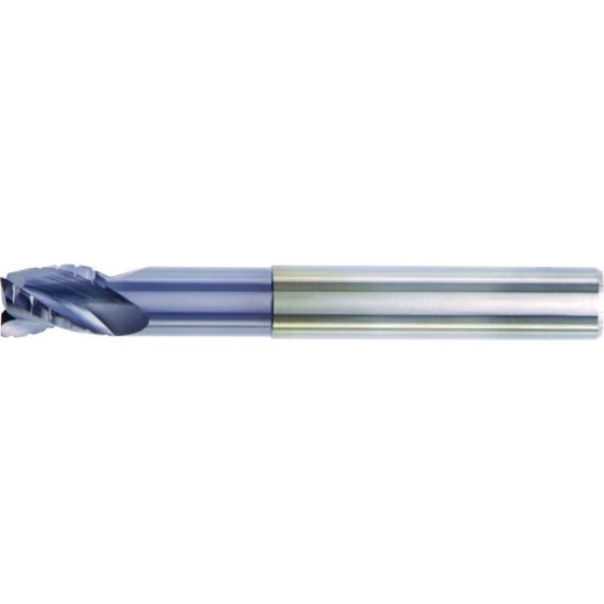 Picture of HANITA/WIDIA TF4QN310014A DIA 3/8 SH 0.3750 LOC 0.50 OAL 4.00 End Mill Carbide TiAlN Single End Corner Radius 0.0200 0.51MM WIDIA Series Mills