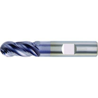Picture of HANITA/WIDIA TF4V0019007 DIA 3/4 SH 2.00 LOC 1.50 OAL 4.00 End Mill Standard Flute High Helix Carbide TiAlN Single End Ball Nose VariMill I