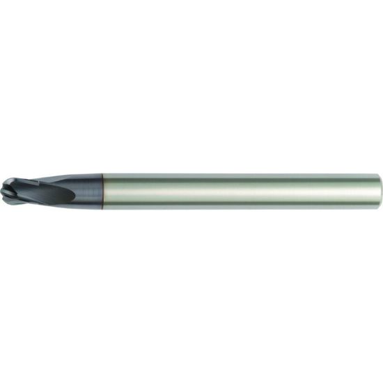 Picture of HANITA/WIDIA TM7S5F10005 DIA 3/8 SH 0.3750 LOC 0.3750 OAL 5.00 End Mill Standard Flute High Helix Carbide AlTiN Single End Ball Nose Vision Plus
