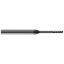 Picture of HARVEY Tool 10220 DIA 0.02 LOC 0.10 OAL 2.50 End Mill Standard Flute Standard Helix Carbide Diamond Single End Ball Nose