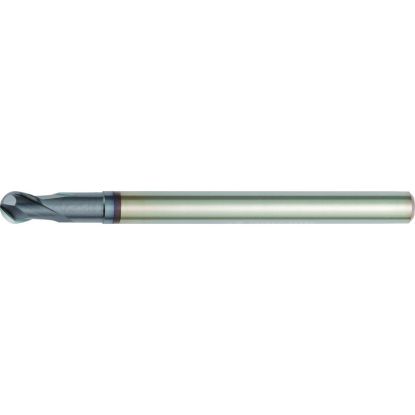 Picture of HANITA/WIDIA 70N102002RT DIA 2MM SH 0.2362 LOC 0.0787 OAL 2.9921 End Mill Standard Flute High Helix Carbide TiAlN Single End Ball Nose Vision Plus