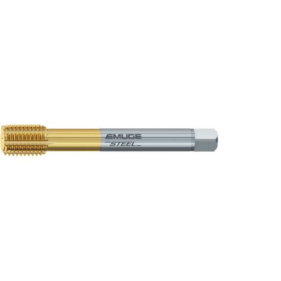 Picture of EMUGE CU377F00.5017 Tap 7/8-9.00TPI Mod Bottom NC/UNC DINSI 2.0P-3.0P HSSE-Powder Metal TiN