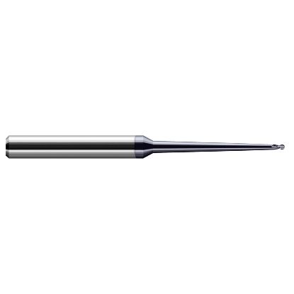 Picture of HARVEY Tool 18920-C6 .312 BALL x 2.0 RCH CLEAR 2FL AlTiN Nano End Mill Standard Flute Standard Helix Carbide Diamond Single End Ball Nose