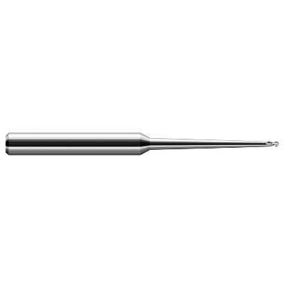 Picture of HARVEY Tool 18924 .375 BALL x 2.0 RCH CLEAR EM, 2 FL End Mill Standard Flute Standard Helix Carbide Uncoated Single End Ball Nose