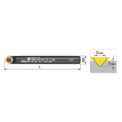 Picture of NINE 99616-10-M6 Indexable Drill Thread On Screw M06 0.3940 10.01MM Cutter Dia