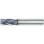 Picture of HANITA/WIDIA 40040400T011R100 DIA 4MM SH 0.1575 LOC 0.4331 OAL 1.9685 End Mill Standard Flute Variable Helix Carbide TiAlN Single End Corner Radius 0.0394 1.00MM VariMill