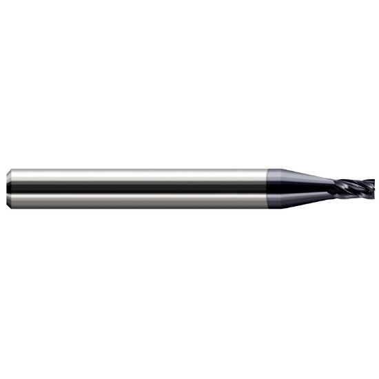 Picture of HARVEY Tool 15132-C3 DIA 1/2 LOC 1.00 OAL 3.00 End Mill Standard Flute Standard Helix Carbide AlTiN Single End Square Sharp