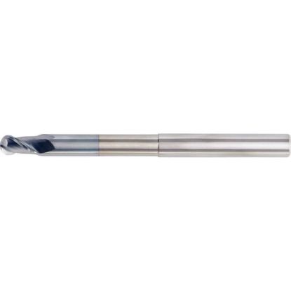 Picture of HANITA/WIDIA 4AN113005 DIA 1/2 SH 0.50 LOC 0.6250 OAL 5.00 End Mill Standard Flute High Helix Carbide Uncoated Single End Ball Nose WIDIA Series Mills