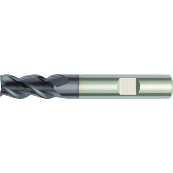 Picture of HANITA/WIDIA D5030500S2W DIA 5MM SH 0.2362 LOC 0.2362 OAL 2.1260 End Mill Standard Flute High Helix Carbide Uncoated Single End Square Sharp WIDIA Series Mills