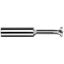 Picture of HARVEY Tool 16100 .100 R x .500 D Back CREM, STD RCH, 4 FL Corner Rounder Carbide Uncoated Single End Corner Rounder 0.1000 2.54MM