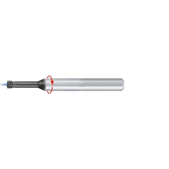 Picture of EMUGE GF26A729.5009 Carbide Thread Mill 1/4" x20.00TPI Carbide TiAlN