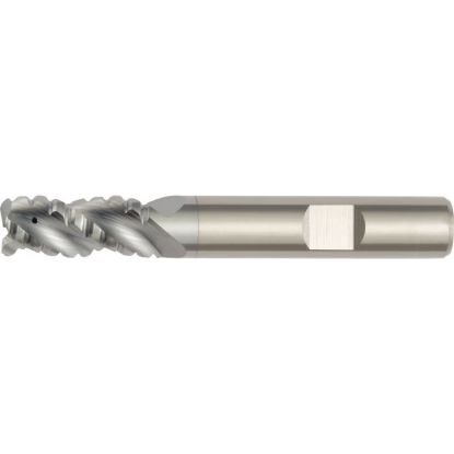 Picture of HANITA/WIDIA 49G916006CT DIA 16MM SH 0.6299 LOC 1.2598 OAL 3.6220 End Mill Standard Flute High Helix Carbide TiCN Single End Corner Radius 0.0394 1.00MM WIDIA Series Mills
