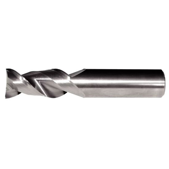 Picture of HANITA/WIDIA 510201500.. DIA 1.50MM SH 0.0591 LOC 0.2362 OAL 1.496 End Mill Standard Flute High Helix Carbide Uncoated Single End Square Sharp AluSurf