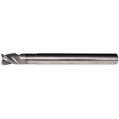 Picture of HANITA/WIDIA 5AN310044 DIA 3/8 SH 0.3750 LOC 0.4375 OAL 4.00 End Mill Standard Flute High Helix Carbide Uncoated Single End Square Sharp AluSurf