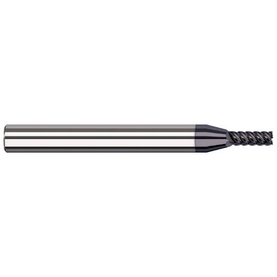 Picture of HARVEY Tool 24424-C6 .375 D HI-HELIX MA FINISHER, 3x LOC Nano End Mill Standard Flute Standard Helix Carbide AlTiN Single End Square Sharp