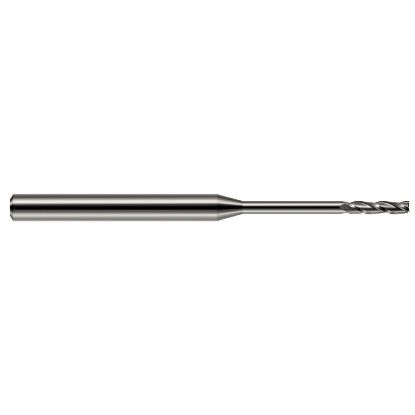 Picture of HARVEY Tool 13708 DIA 1/8 LOC 1.00 OAL 2.50 End Mill Standard Flute Standard Helix Carbide Uncoated Single End Square Sharp