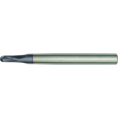 Picture of HANITA/WIDIA 706106004RT DIA 6MM SH 0.3937 LOC 0.2362 OAL 3.9370 End Mill Standard Flute High Helix Carbide TiAlN Single End Ball Nose Vision Plus