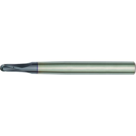 Picture of HANITA/WIDIA 706108004RT DIA 8MM SH 0.3937 LOC 0.3150 OAL 3.9370 End Mill Standard Flute High Helix Carbide TiAlN Single End Ball Nose Vision Plus