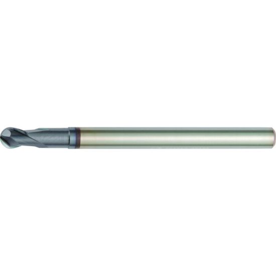 Picture of HANITA/WIDIA 70N103002RT DIA 3MM SH 0.2362 LOC 0.1181 OAL 2.9921 End Mill Standard Flute High Helix Carbide TiAlN Single End Ball Nose Vision Plus
