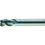 Picture of HANITA/WIDIA TC4C0303001A DIA 1/8 SH 0.1250 LOC 0.50 OAL 1.50 End Mill Standard Flute High Helix Carbide TiCN Single End Corner Radius 0.0100 0.25MM WIDIA Series Mills