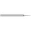 Picture of HARVEY Tool 29410 .010 D x 10 DEG Carbide TaperED EM End Mill Taper Flute Carbide Uncoated Single End Square Sharp