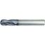 Picture of HANITA/WIDIA D0101600T032 DIA 16MM SH 0.6299 LOC 1.2598 OAL 3.6220 End Mill Standard Flute High Helix Carbide TiAlN Single End Ball Nose WIDIA Series Mills
