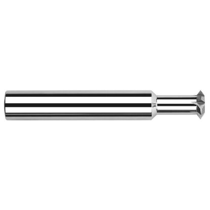 Picture of HARVEY Tool 16205 DIA 3/8 SH 0.7500 LOC 0.0720 OAL 2.50 Chamfer Mill Carbide Uncoated Single End Cham Mill