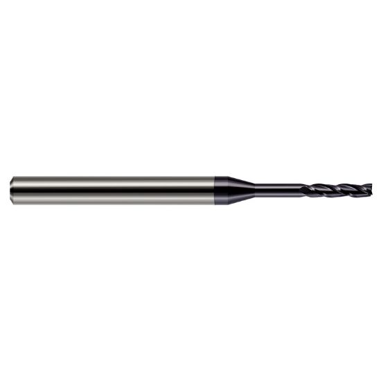 Picture of HARVEY Tool 13716-C3 DIA 1/4 LOC 1.50 OAL 4.00 End Mill Standard Flute Standard Helix Carbide AlTiN Single End Square Sharp