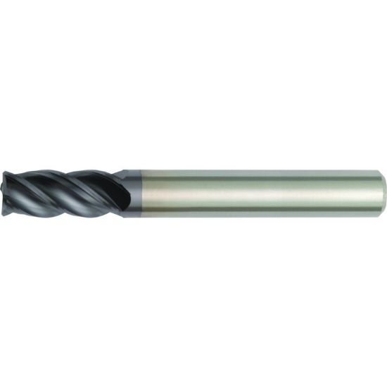 Picture of HANITA/WIDIA TF4V1519007C DIA 3/4 SH 2.00 LOC 2.2500 OAL 5.00 End Mill Standard Flute Variable Helix Carbide TiAlN Single End Corner Radius 0.0600 1.52MM VariMill I