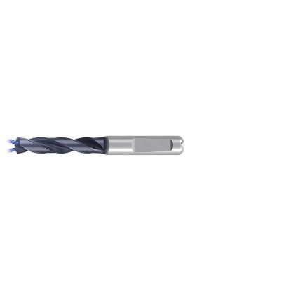 Picture of EMUGE TA503344.1190 Carbide Drill Coolant Thru Carbide 140° 0.468 Diameter 0.472 Shank 4.015 OAL 2.165 Flute 2 Flute AlCrN