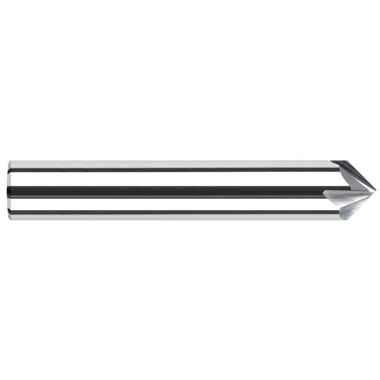 Picture of HARVEY Tool 18740 1/8 DIA x 40 DEG Carbide Chamfer Mill Carbide Uncoated Single End Cham Mill