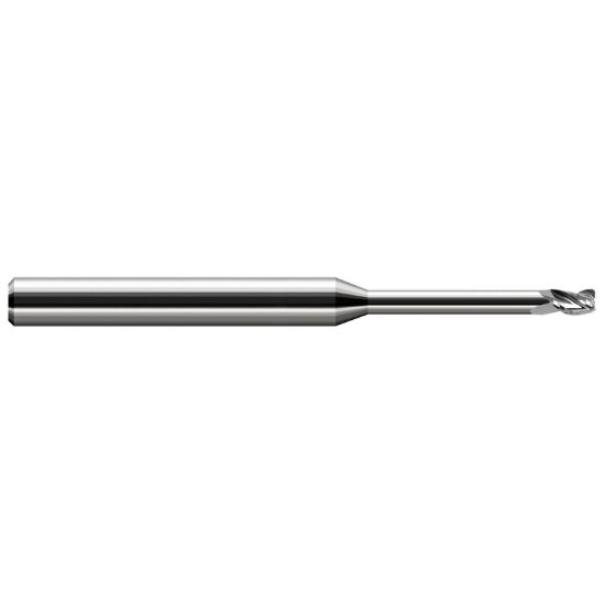 Picture of HARVEY Tool 42424 .375 DIA x .030 R STB FL 8x RCH EM End Mill Standard Flute Standard Helix Carbide Uncoated Single End Corner Radius 0.0300 0.76MM