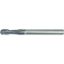 Picture of HANITA/WIDIA 400105002T DIA 5MM SH 0.2362 LOC 0.5510 OAL 2.9921 End Mill Standard Flute High Helix Carbide AlTiN Single End Ball Nose WIDIA Series Mills