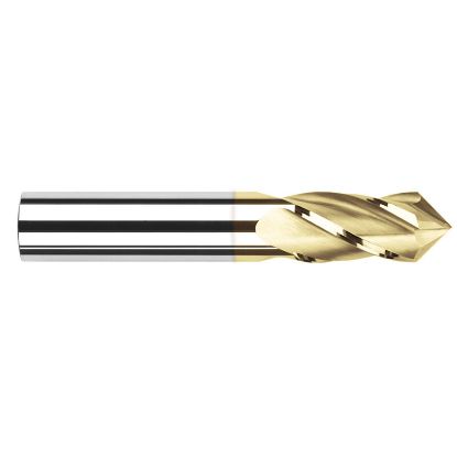 Picture of HARVEY Tool 15320-C1 5/16 DIA x 90 Carbide Drill /Mill, 4 FL TiNDrill /Mill Carbide AlTiN Single End Drill Point
