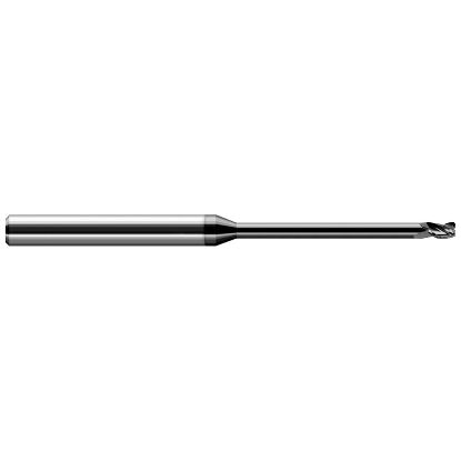 Picture of HARVEY Tool 42616-C4 .250 D x .030 R STB FL 12x RCH EM, DMND End Mill Standard Flute Standard Helix Carbide Diamond Single End Corner Radius 0.0300 0.76MM