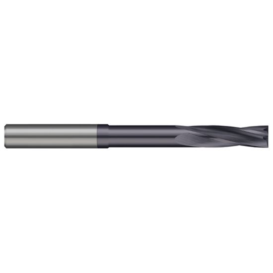 Picture of HARVEY Tool 25515-C3 .2344 D x 1.875 RCH Flat End AlTiN Counter Bore Carbide AlTiN Single End Square Sharp