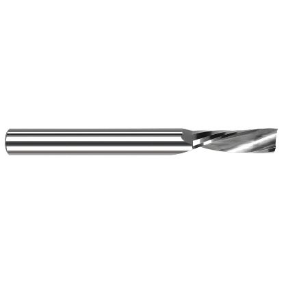Picture of HARVEY Tool 44862 1/16 D x 1/4 LOC Carbide EM, DWNCUT, 1 FLRouter Carbide Uncoated Single End RouterSharp