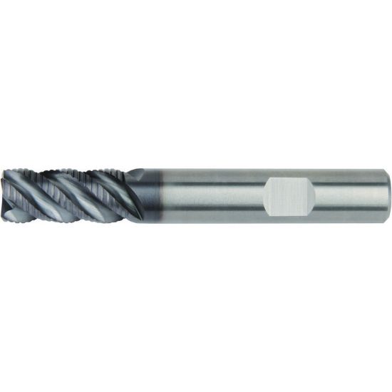 Picture of HANITA/WIDIA 4U7016046T DIA 16MM SH 0.6299 LOC 1.2598 OAL 3.6220 End Mill Carbide AlTiN Single End 45.0° Chamfer WIDIA Series Mills