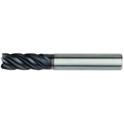 Picture of HANITA/WIDIA 57N8100R4TK DIA 10MM SH 0.3937 LOC 0.8661 OAL 2.9921 End Mill Standard Flute Variable Helix Carbide AlTiN Single End Corner Radius 0.0591 1.50MM VariMill II