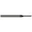 Picture of HARVEY Tool 32215-C4 .015 BALL Carbide 5x Long Flute EM, DIAMND End Mill Standard Flute Standard Helix Carbide Diamond Single End Ball Nose
