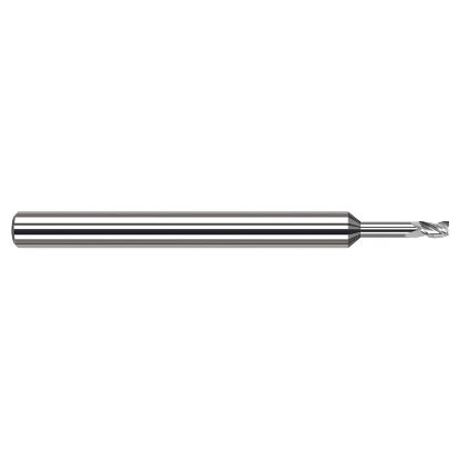 Picture of HARVEY Tool 33324 DIA 3/8 LOC 0.5700 OAL 4.00 End Mill Standard Flute Standard Helix Carbide Uncoated Single End Square Sharp