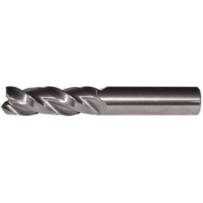 Picture of HANITA/WIDIA 5A0325008C DIA 1 SH 1.00 LOC 1.50 OAL 4.00 End Mill Standard Flute High Helix Carbide Uncoated Single End Corner Radius 0.0600 1.52MM AluSurf