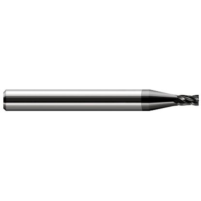 Picture of HARVEY Tool 50308-C4 .125 DIA Carbide Stub EM, 4 FL, DIAMOND End Mill Standard Flute Standard Helix Carbide Diamond Single End Square Sharp