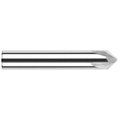Picture of HARVEY Tool 48520 1/4 D x 20 DEG Long Chamfer , 3 FL Chamfer Mill Carbide Uncoated Single End Cham Mill