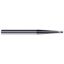 Picture of HARVEY Tool 36925-C6 .050 BALL x 3 DEG x .500 RCH 2 FL Nano End Mill Standard Flute Standard Helix Carbide AlTiN Single End Ball Nose