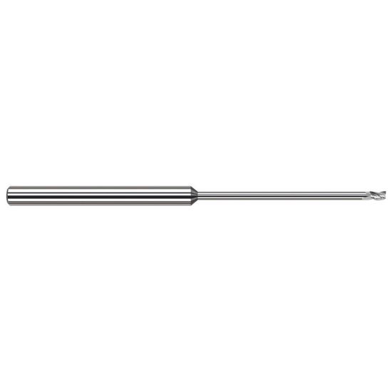 Picture of HARVEY Tool 58412 DIA 4.75MM LOC 0.2810 OAL 6.00 End Mill Standard Flute Standard Helix Carbide Uncoated Single End Square Sharp