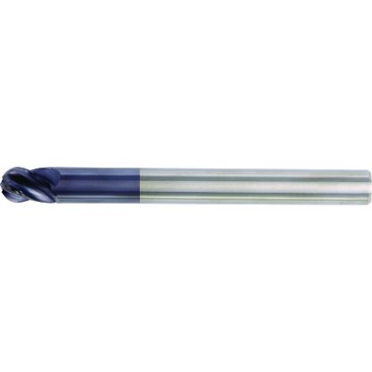 Picture of HANITA/WIDIA TF4VP016016 DIA 5/8 SH 0.6250 LOC 0.7500 OAL 6.00 End Mill Standard Flute High Helix Carbide TiAlN Single End Ball Nose VariMill